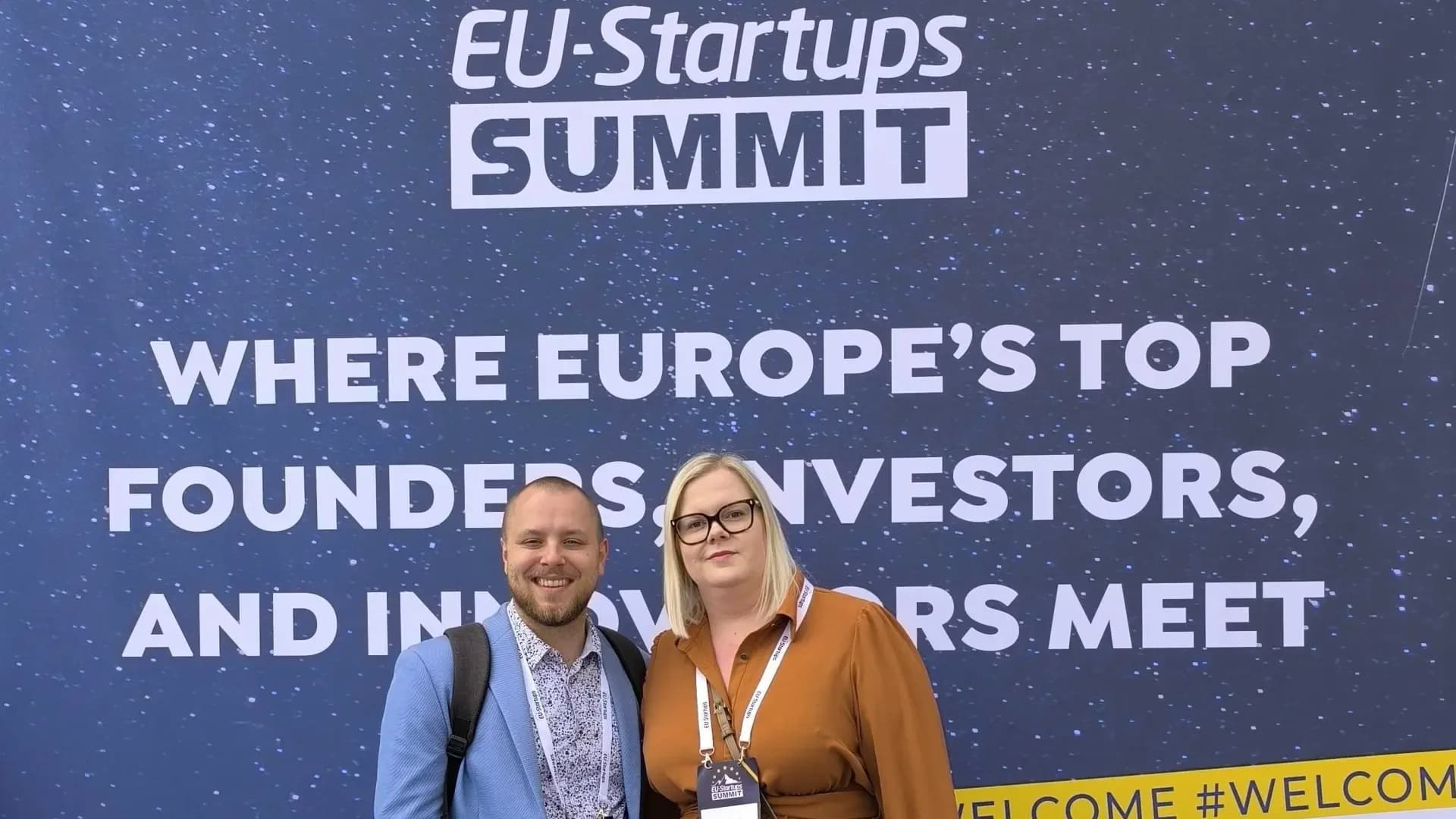 OWASmooth founders at EU Startups Summit, Malta, 2026