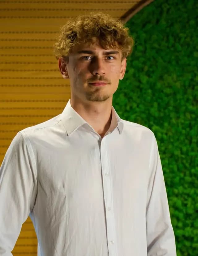 Professional portrait of Patrik Krajcár